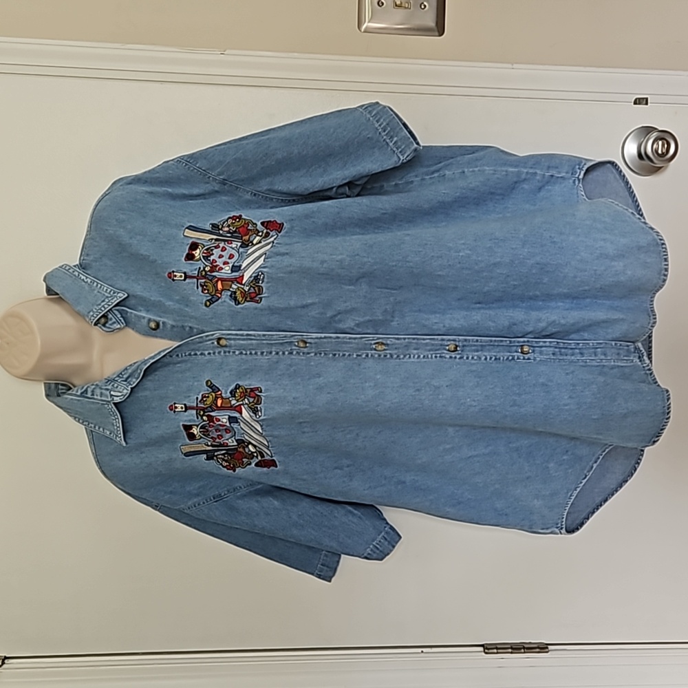 Vintage 90's Hip Hop Frogs Embroidered Carolina  Colours Size XL